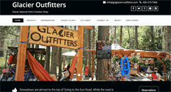 Desktop Screenshot of goglacieroutfitters.com